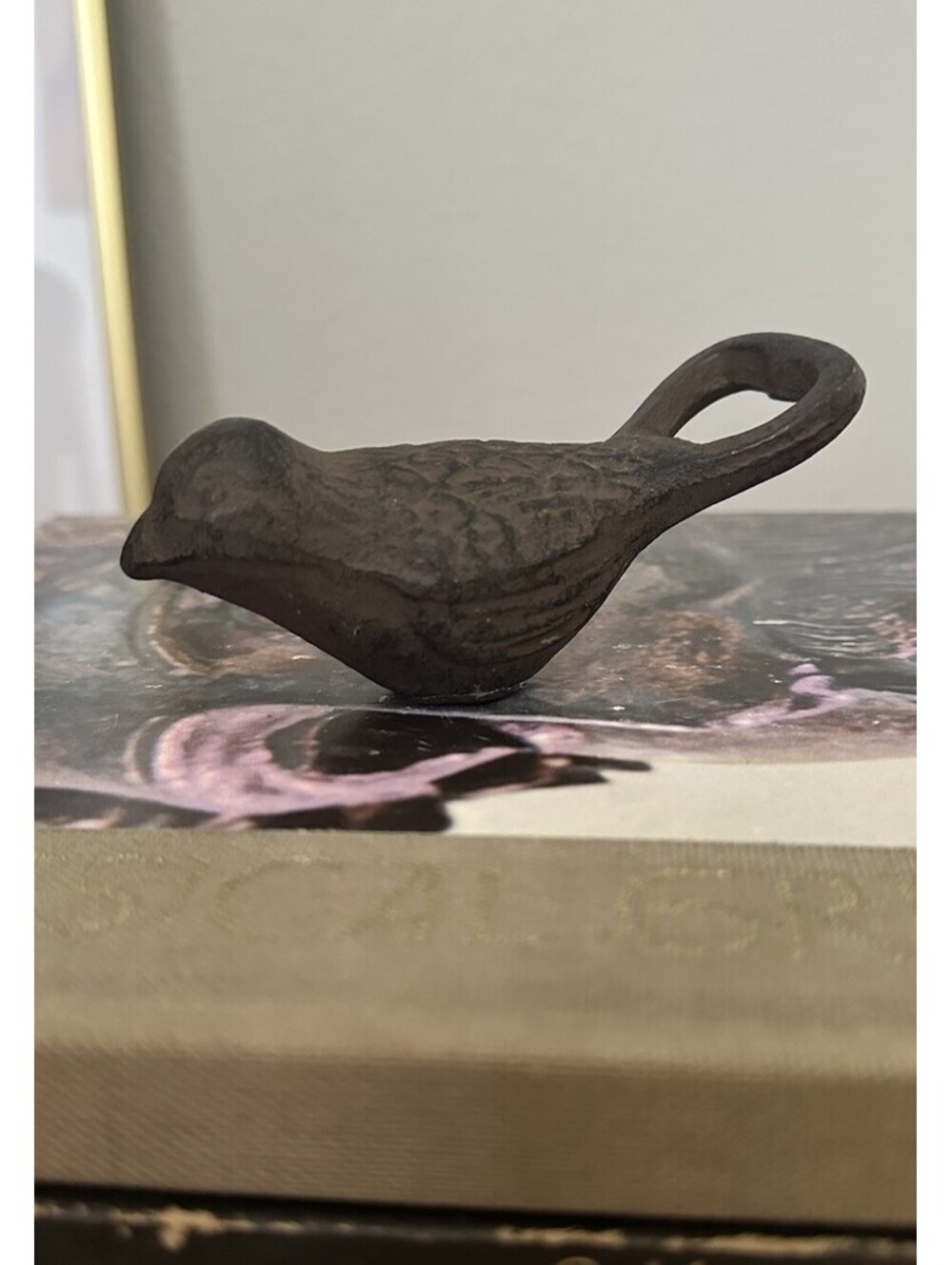 Whimsical Cast Iron Bird Bottle Opener, Rustic Brown Beer / Soda Opener